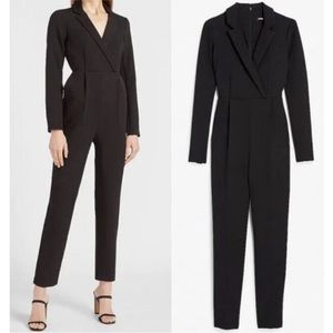 New Express Long Sleeve Tuxedo Blazer Jumpsuit Women’s Size 0